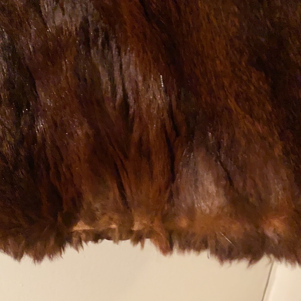 🔥✨Silver Fox Vintage Fur Cape Coat - Picture 12 of 17